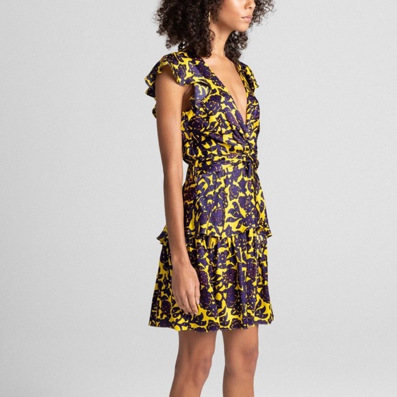 CHIC NYE PARTY DRESS A.L.C Viera Dress Size 6 - Picture 6 of 8